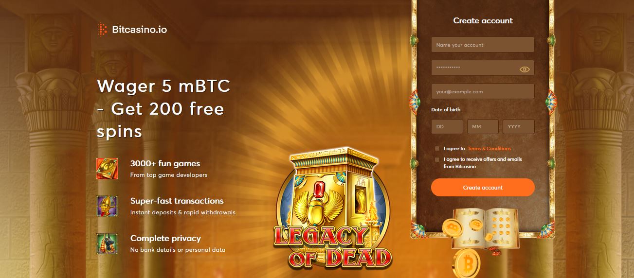 Bitcasino.io Free Spins