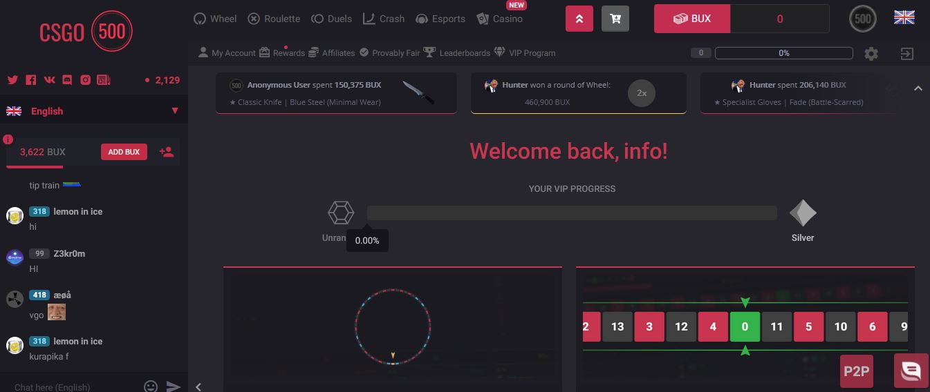 CSGO500 Gambling