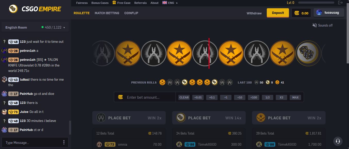 CSGOEmpire Gambling Site