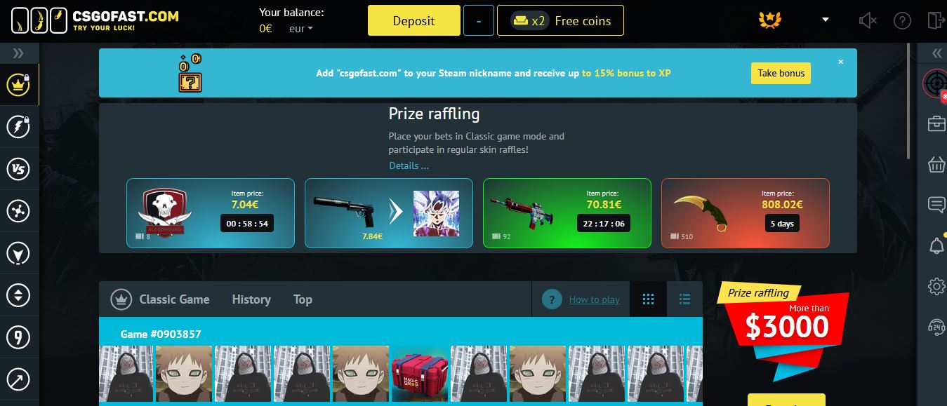 CSGOFast Gambling Site