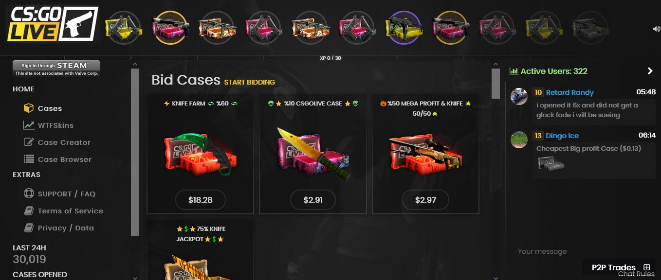 CSGOLive Case Opening