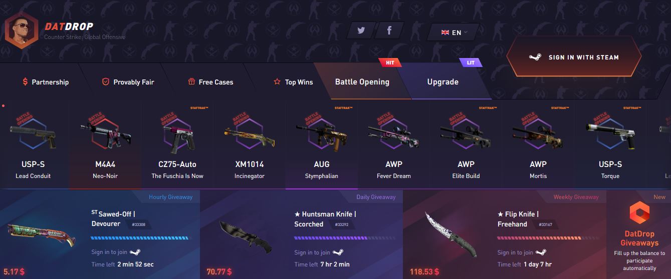 DatDrop Registration