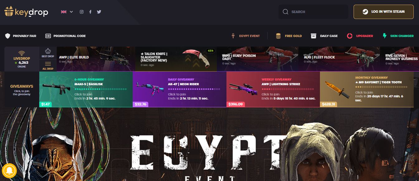 Key-Drop Case Opening Site