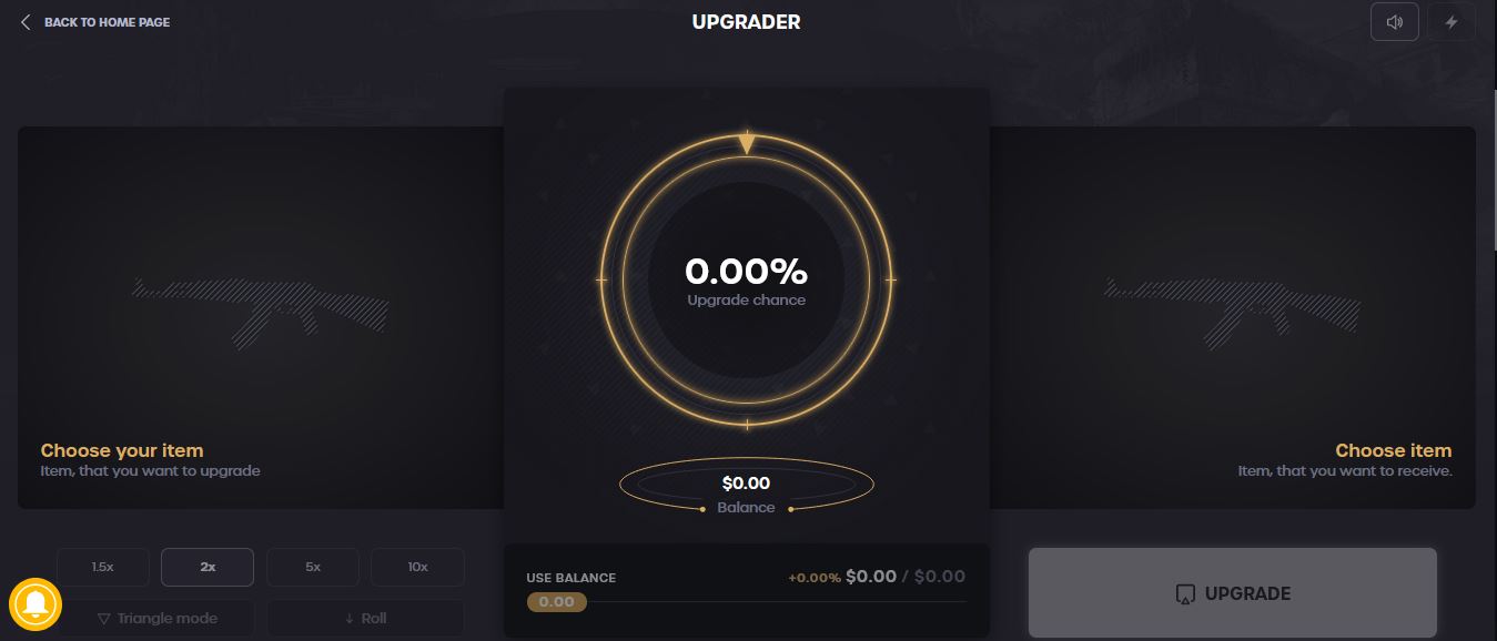 CSGO Skin Upgrade Sites