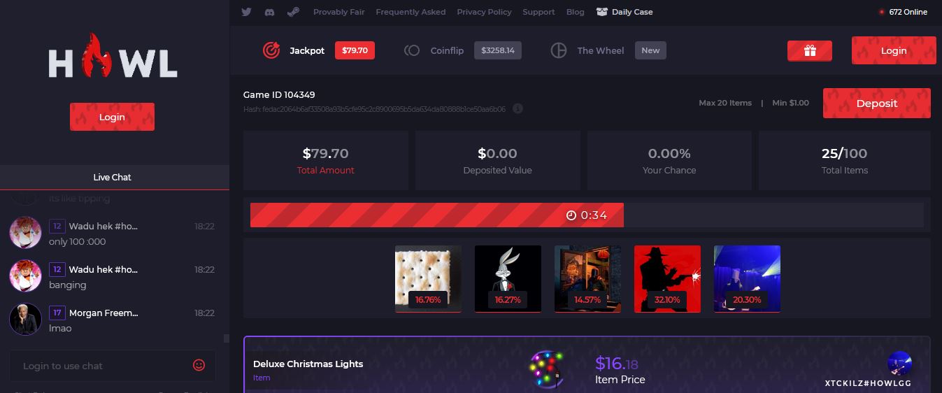 Howl Rust gambling sites