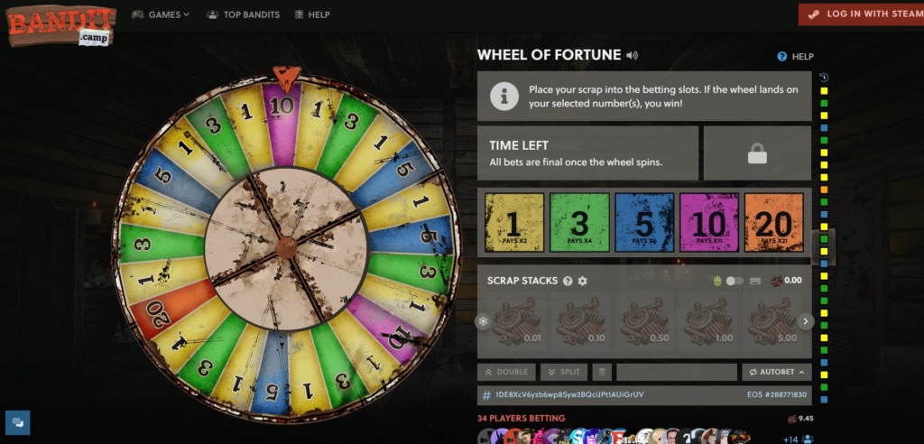 banditcamp CSGO wheel fortune